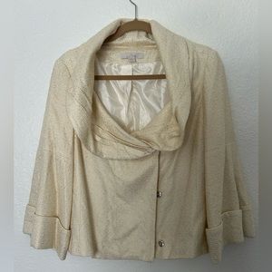 217. Cache Luxe skirt suit.